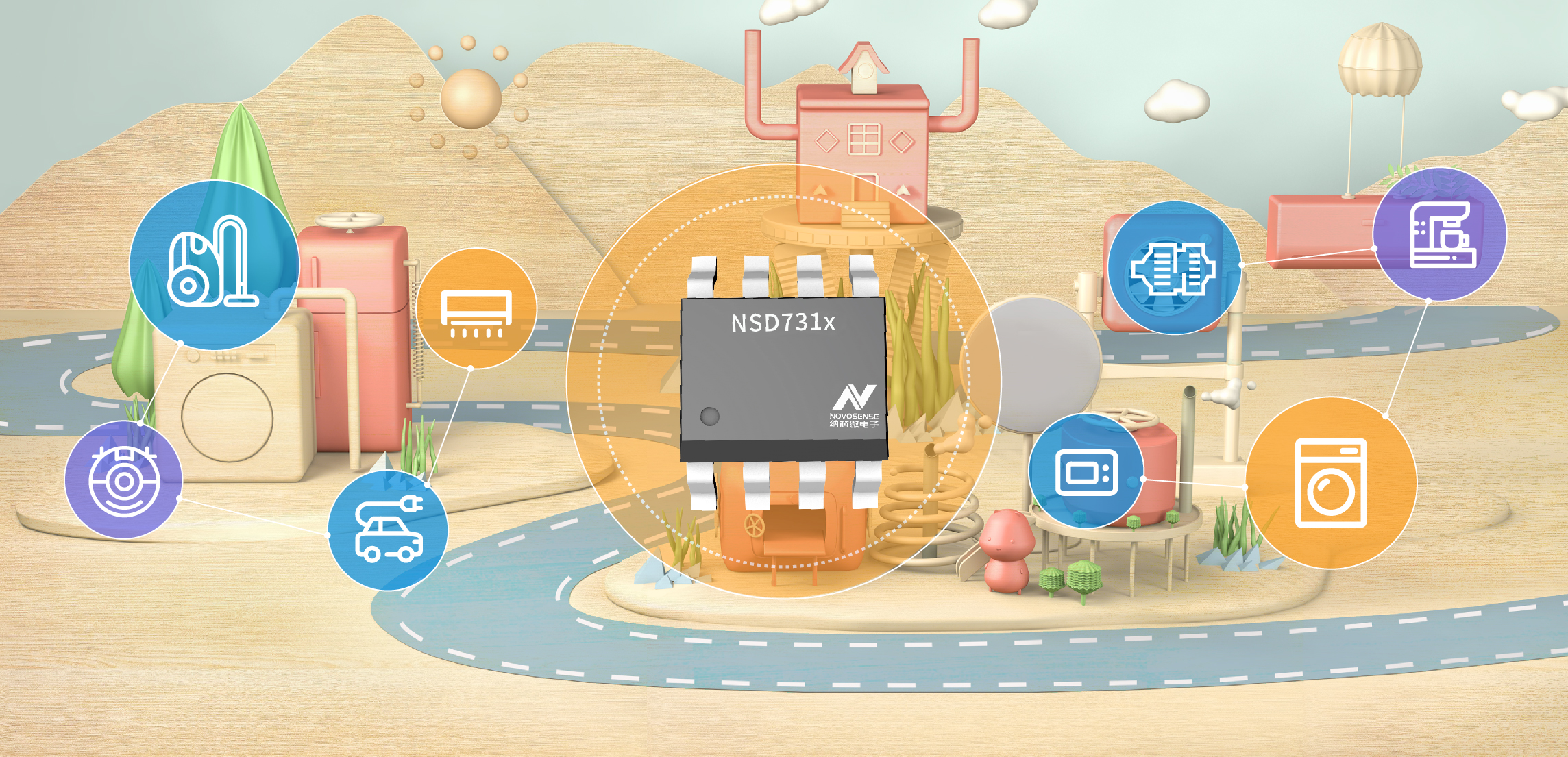 bbin宝盈直流有刷电机驱动NSD731x系列发布多款新品，任君挑。